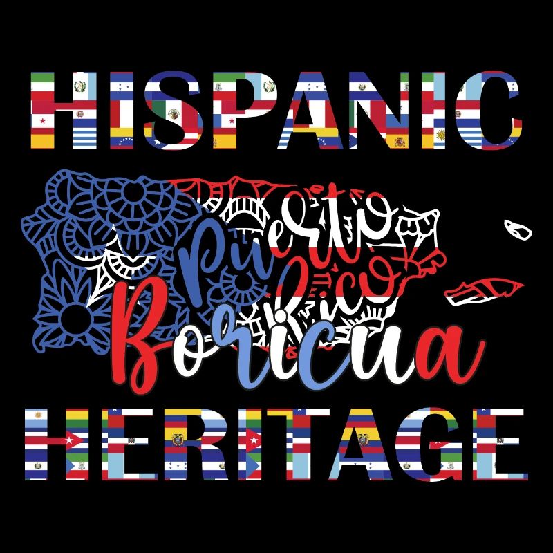Hispanisches Erbe Boricua