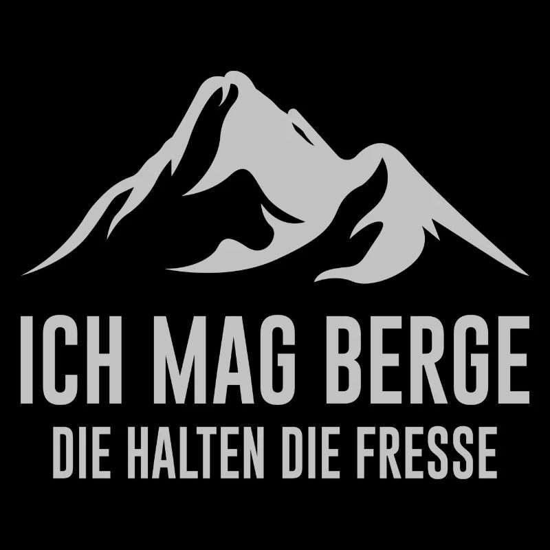 Berg Spruch Berge Geschenk wandern