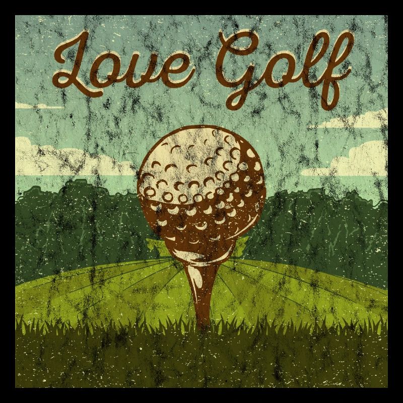 Golf Golfing Shirt Geschenkidee Golfer Vintage