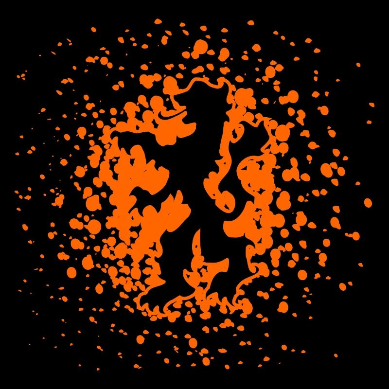 lion pays bas orange