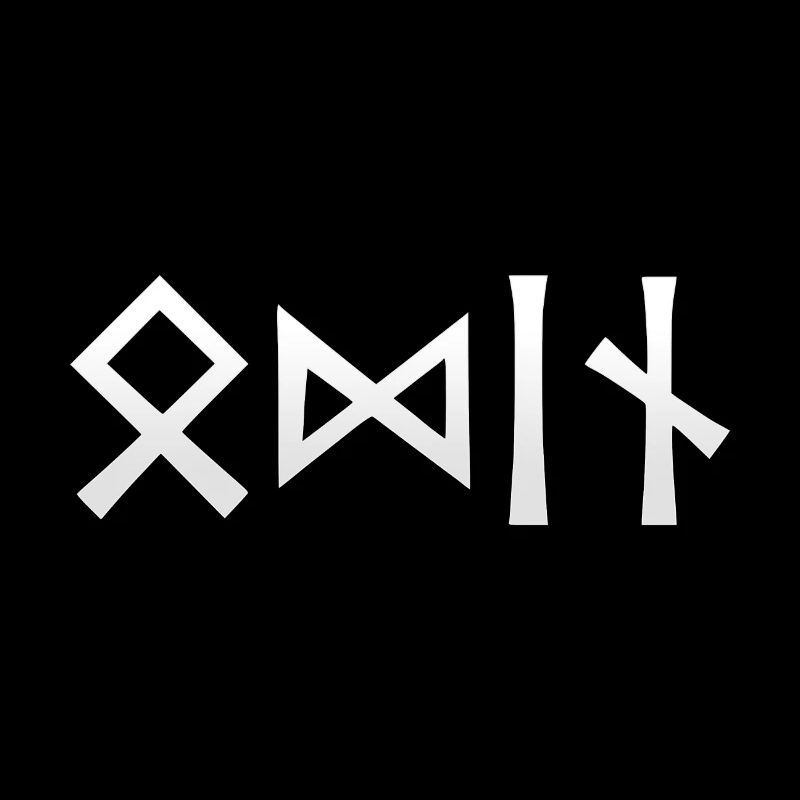 Odin in Runen - Wikinger Design