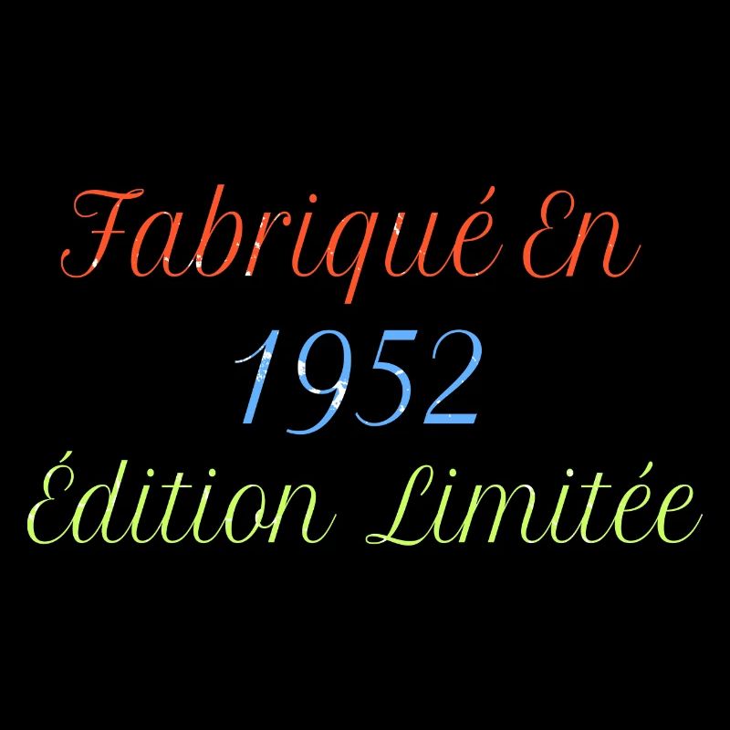 Rétro Fabriqué En 1952 Édition Limitée Présente