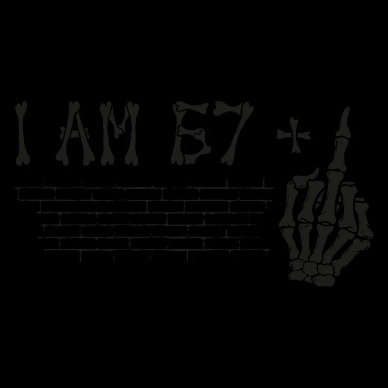 I Am 67 Plus Middle Finger - 68th Birthday