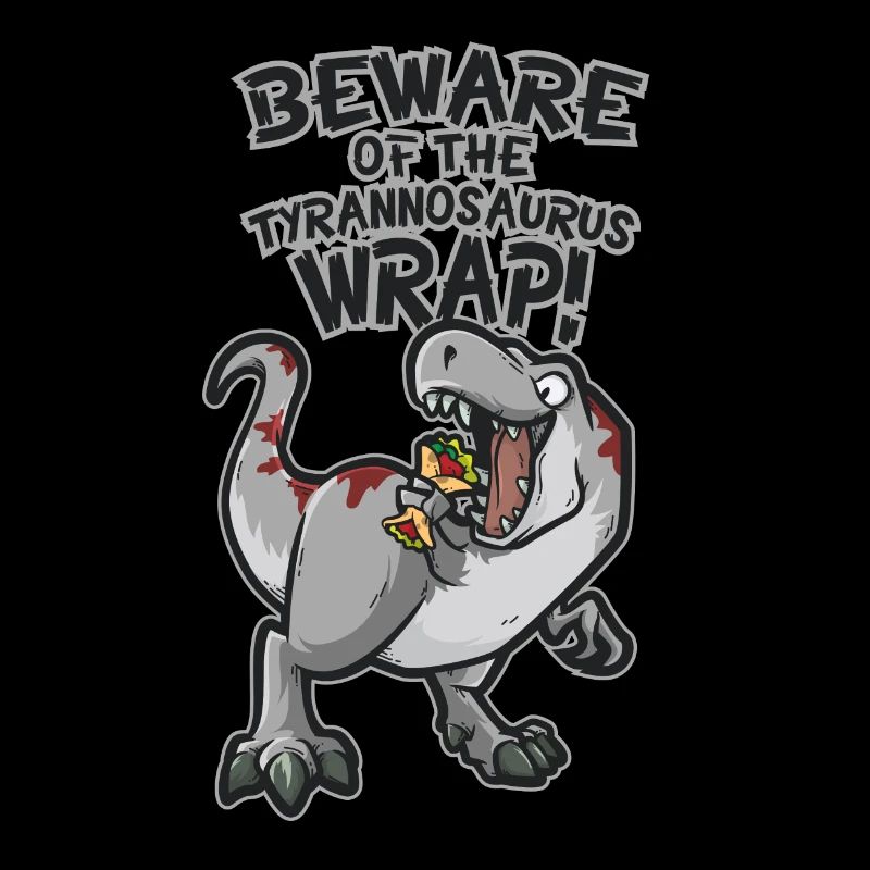 T-Wraps T-Rex Dinosaur Taco Tortilla Wrap