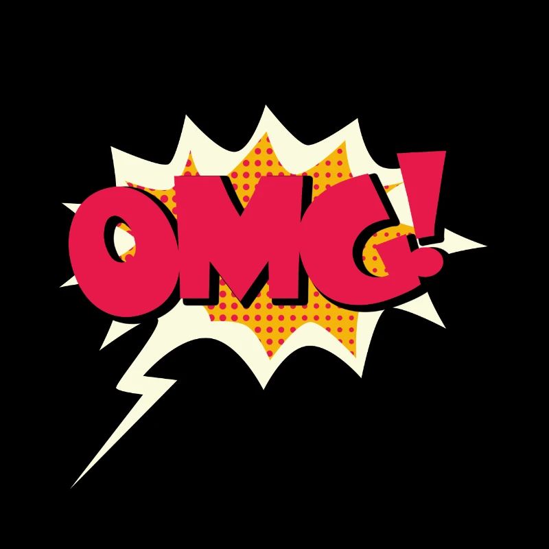 omg comic lettering