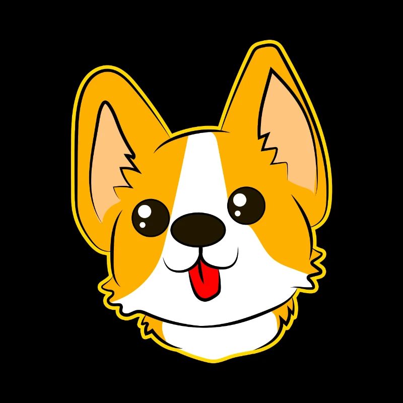chien mignon avec la langue