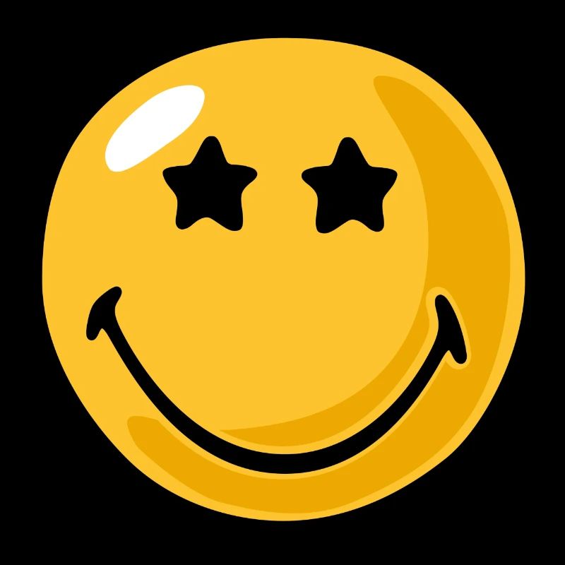 Smiley star eyes