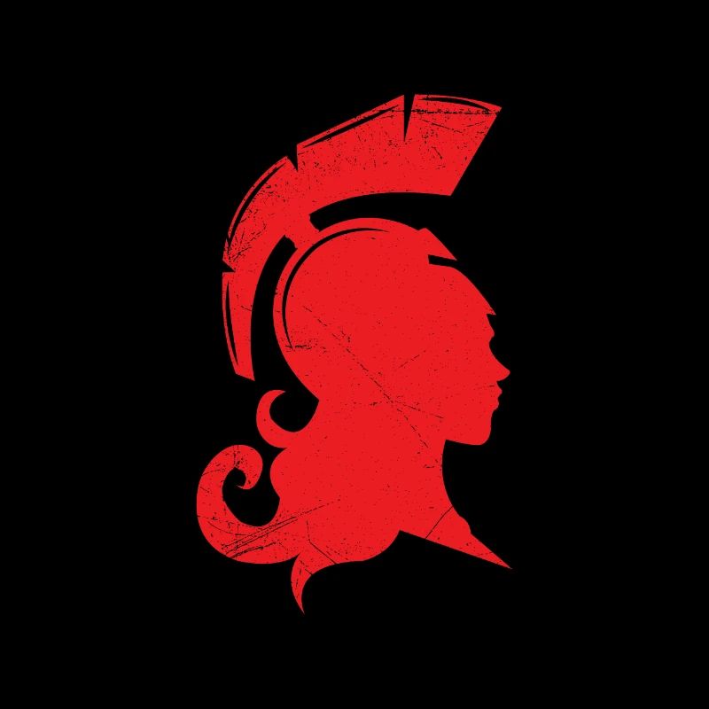 Greek mythology Athena silhouette gift