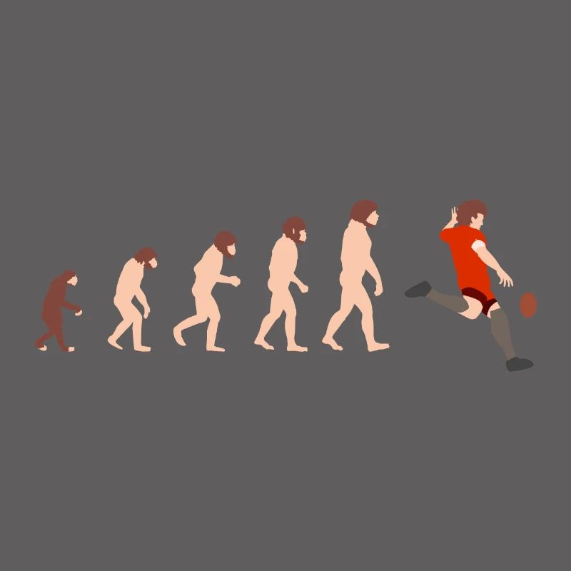 Evolution Rugby Funny gift idea