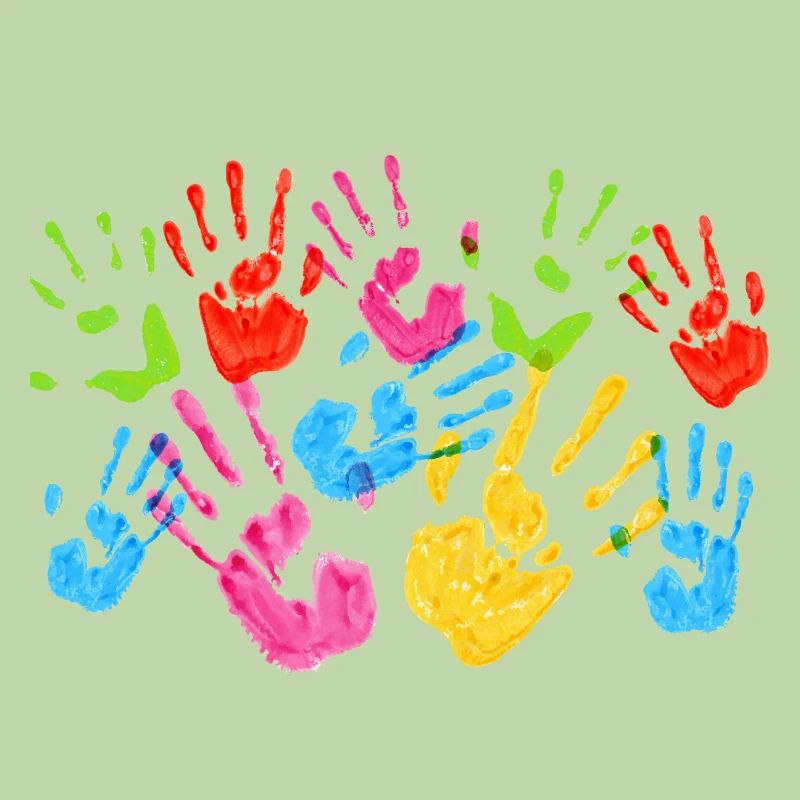 Kinderhandabdruck