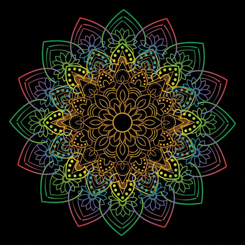 Mandala bunt by the Manzanita's