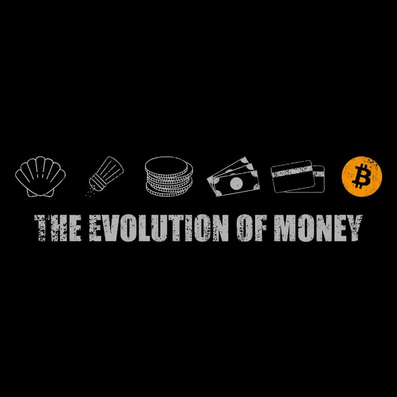 The Evolution of Money Bitcoin Cryptocurrency BTC