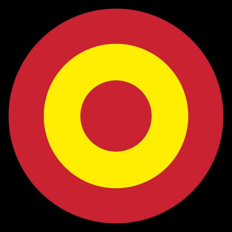Espagne Flag Round Target