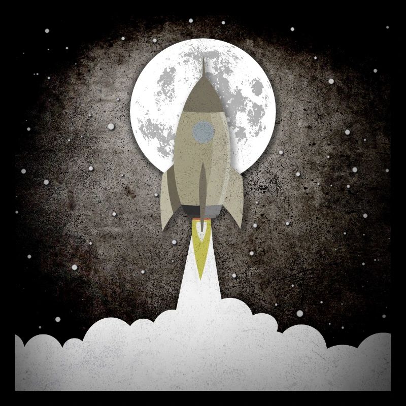 Old rocket lift off