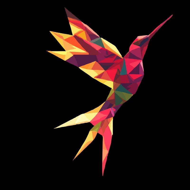 Colibri oiseau des triangles