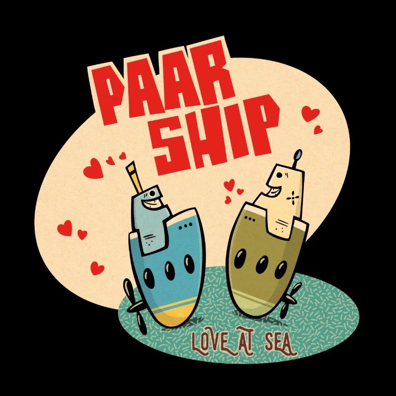 Paar Ship - Love at Sea
