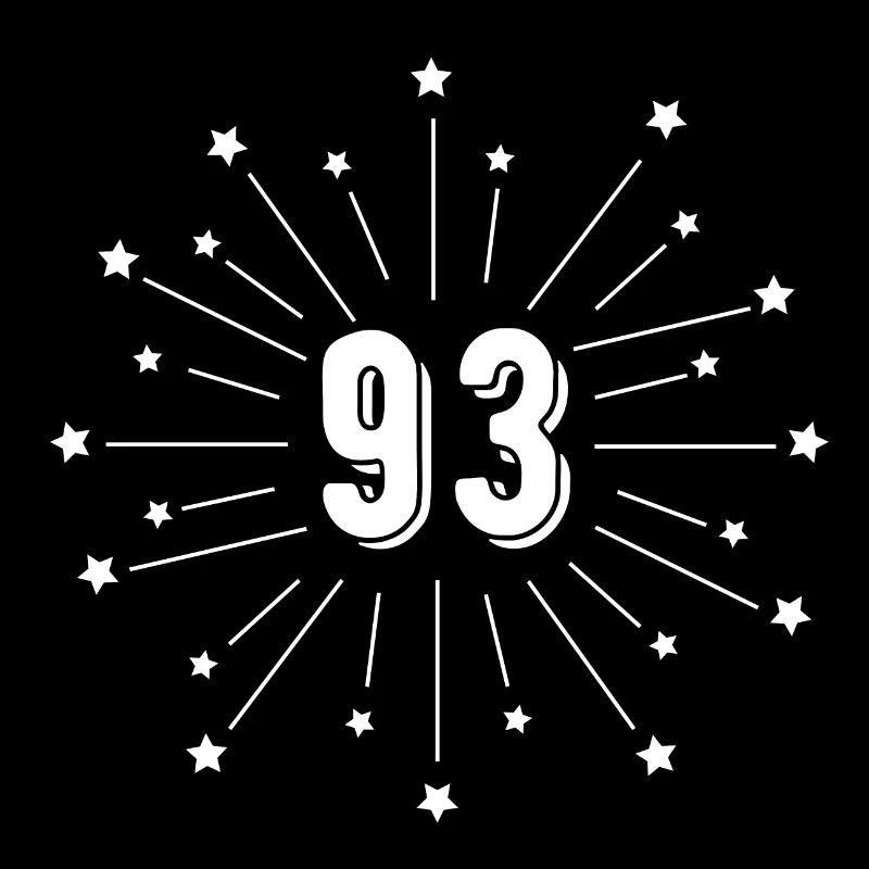 93rd Starry Birthday - Gift 93 Years