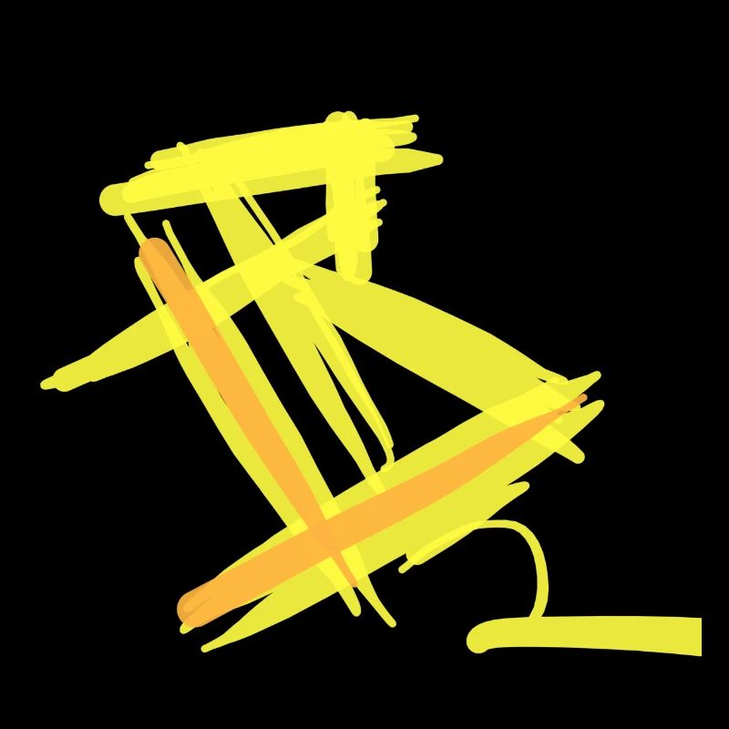 Abstraction jaune