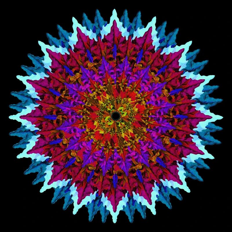 Mandala Red-Turquoise