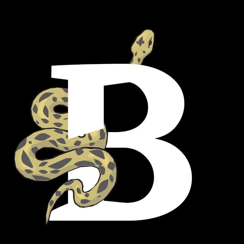 Lettre b serpent