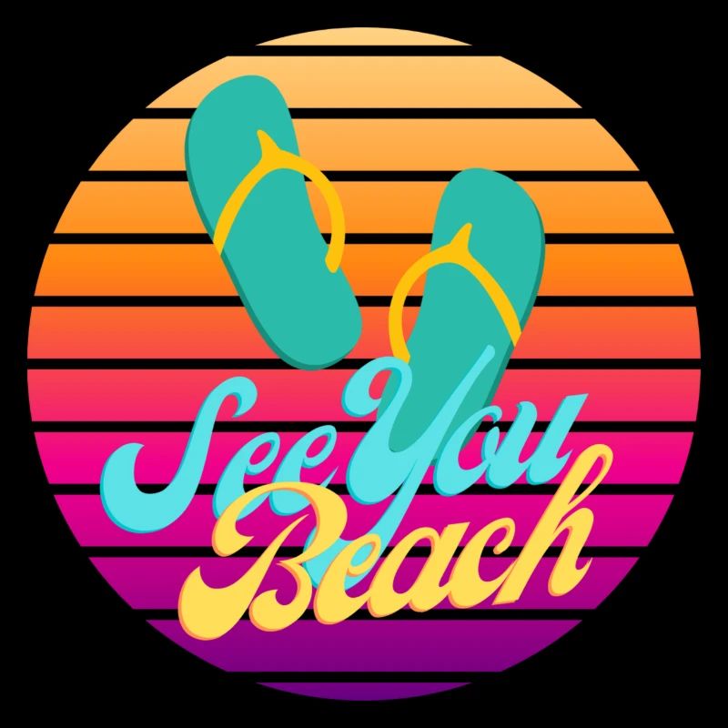 "See You Beach" Spruch