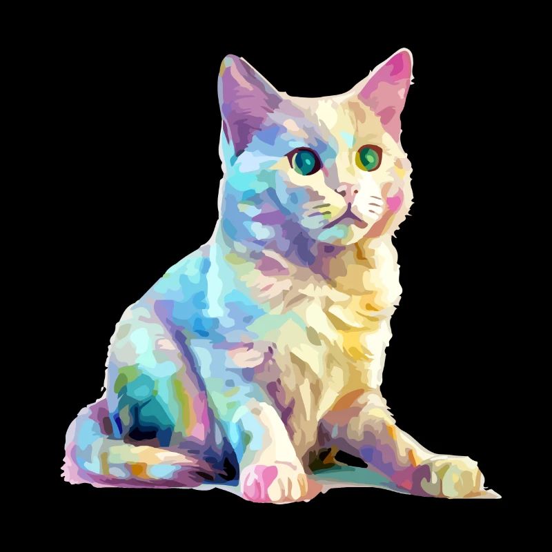 Obi the multicolored cat