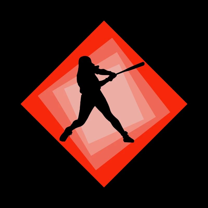 Softbal Softbal Speler Softbal Speler