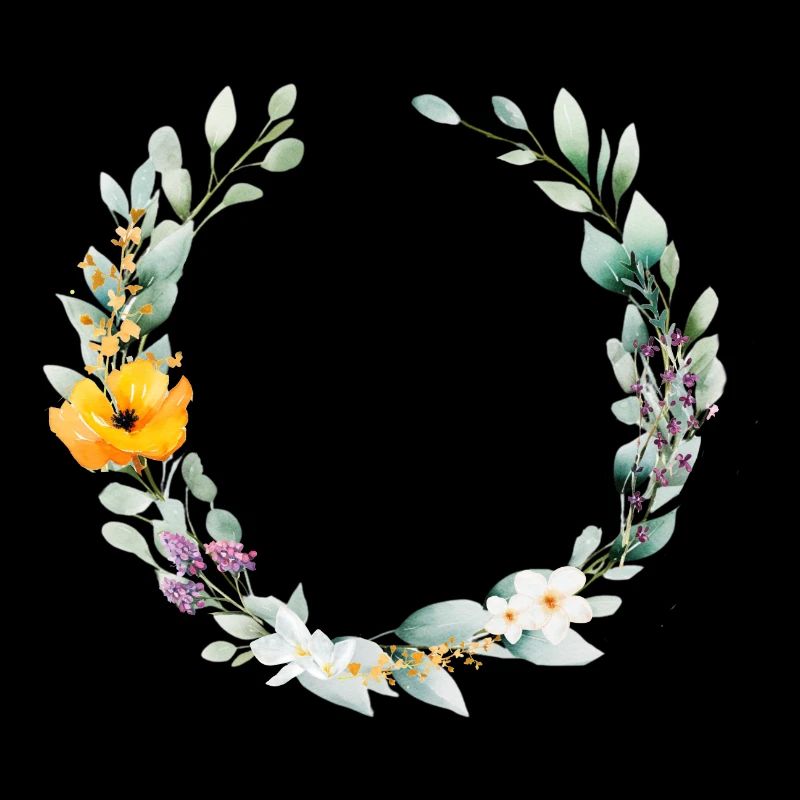 Eukalyptus, Blumenkranz, personalisierbar