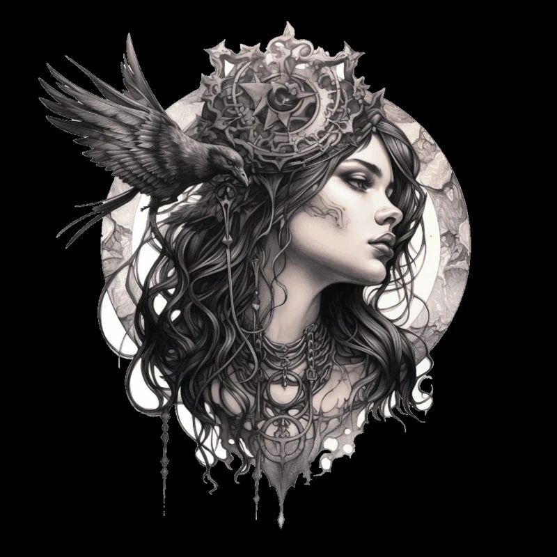 Le dieu celte Morrigan
