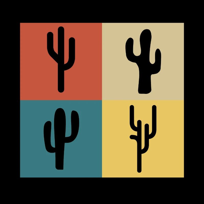 cactus vintage rétro