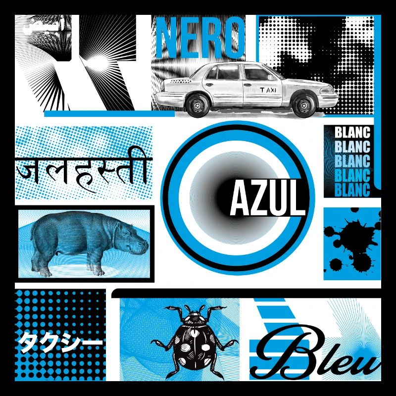 #17 BLEU, NOIR ET BLANC