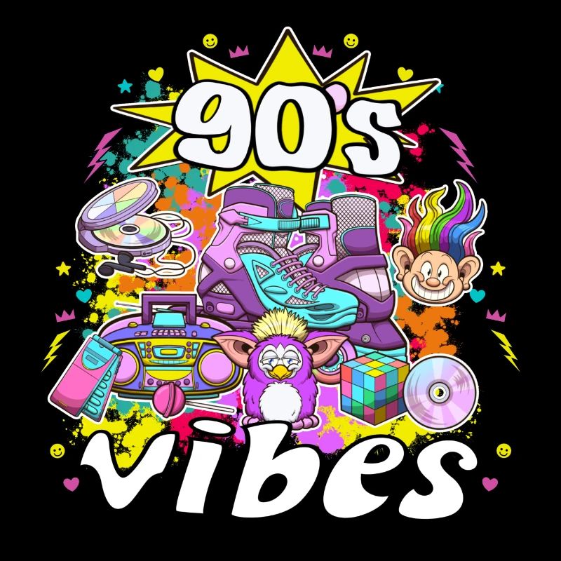 90s Vibes Elements And Toys