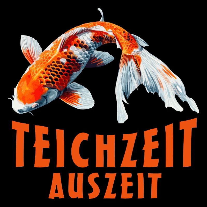 Koi Teichzeit Auszeit Weiher Teich Urlaub
