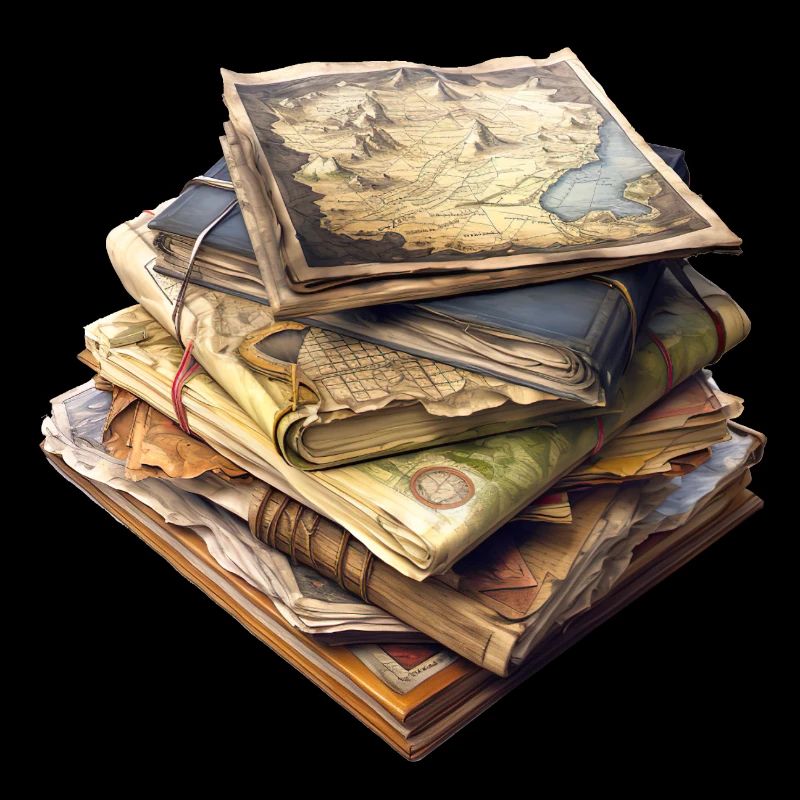 Treasure hunt with old maps