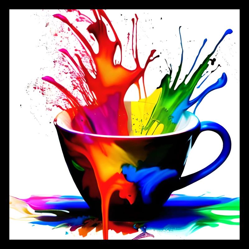 Kaffeetassen bunt 16