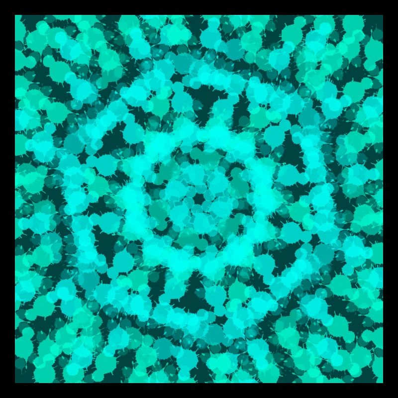 Abstract geometric teal background