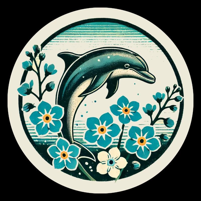 Retro Dolphin