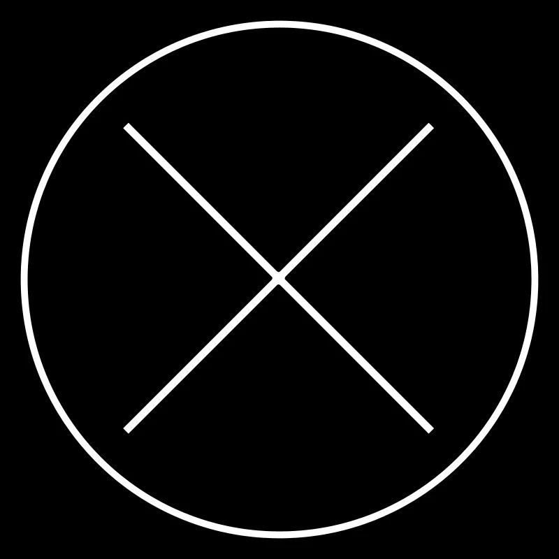 Circle with Cross Personalization Color Changing