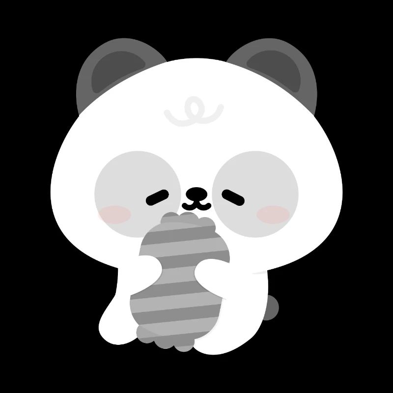Panda assonnato