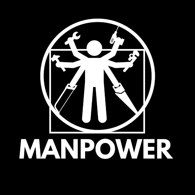 Manpower Gift Idea Man Super Dad Handyman