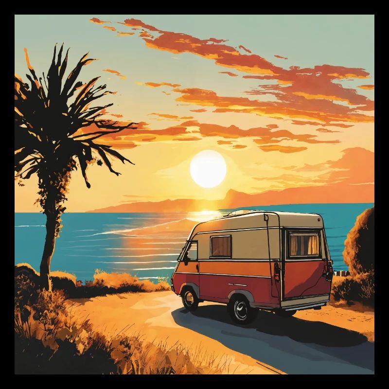 Vanlife into the sun