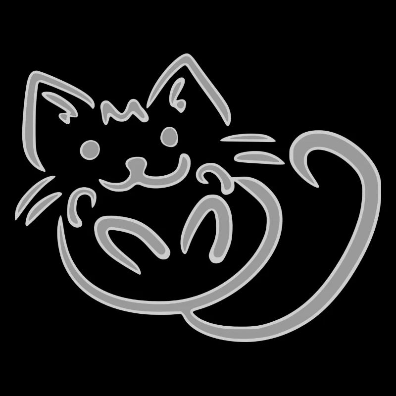 Graue Katze