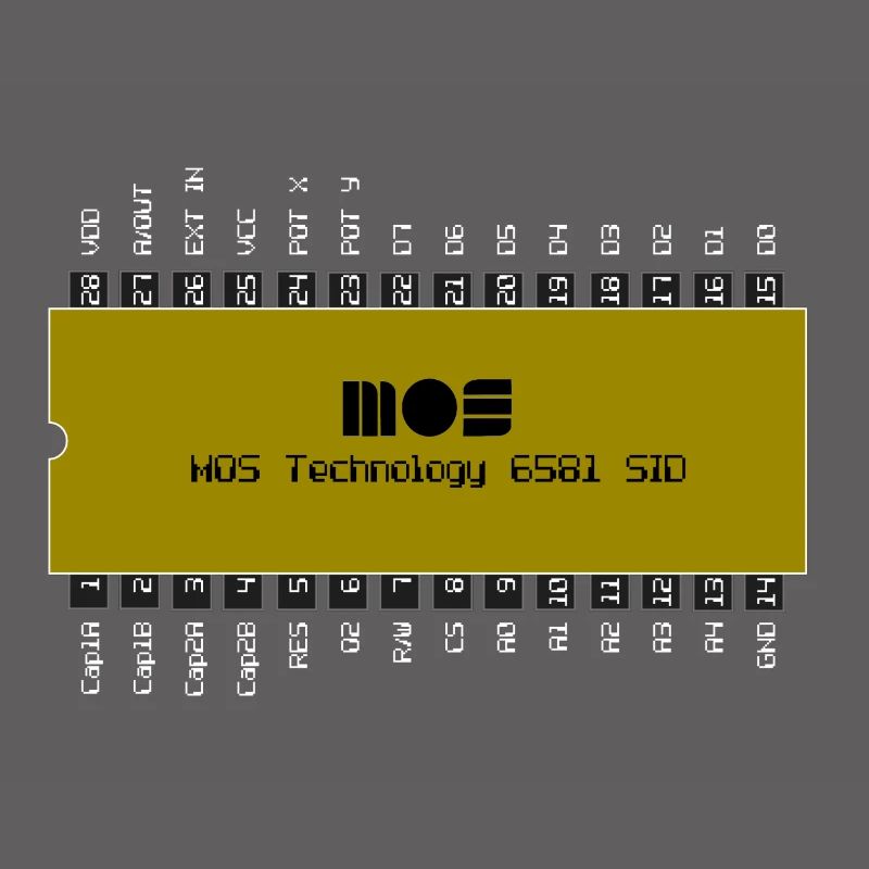 8-Bit Computer SID CHIP MOS6581
