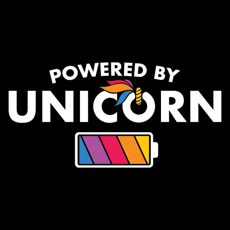 Powered by Unicorn - Mystical Creature Rainbow