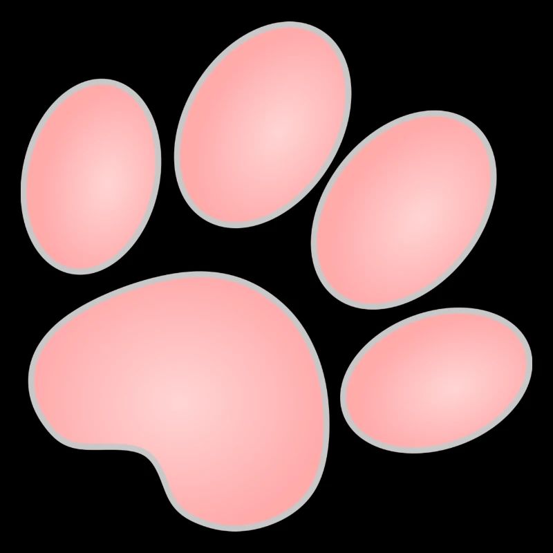 Patte de chat, rose