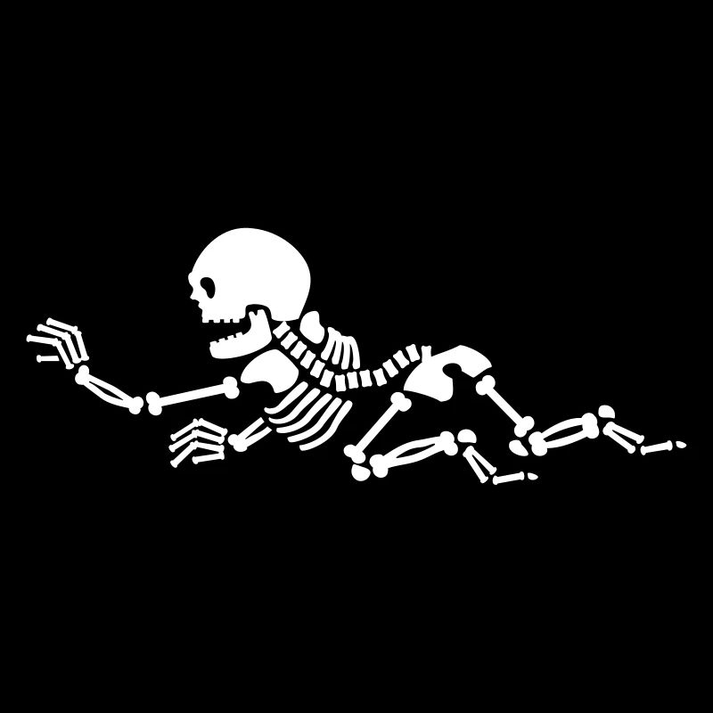 Kriechendes Skelett / Crawling Skeleton (1c)