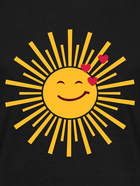 Sonne scheint Liebe