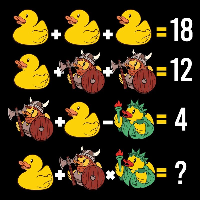 Order Of Operations Quiz Yellow Rubber Duck Math T