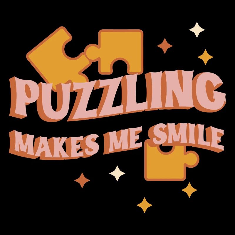 Puzzling Makes Me Smile Jigsaw Electronic