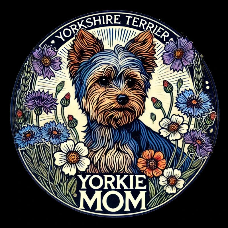 Yorkie-Mutter